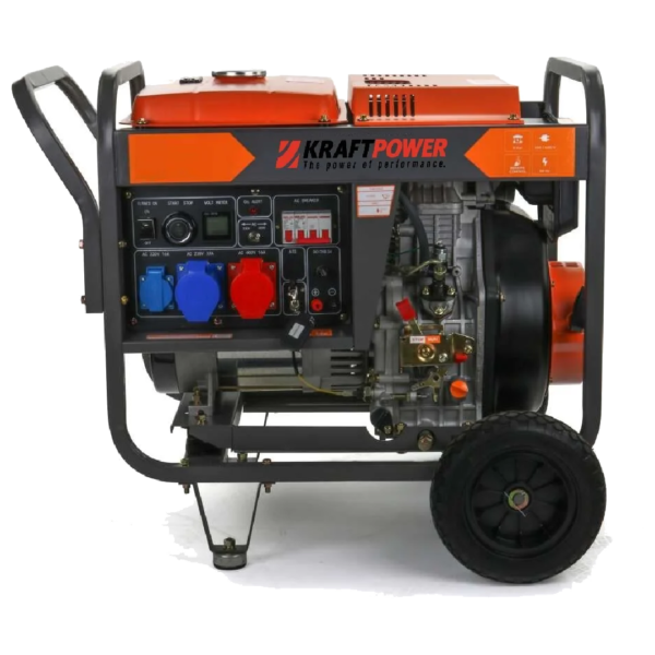 Groupe électrogène Diesel Dual Power 10 kVA  Mobile - KRAFTPOWER